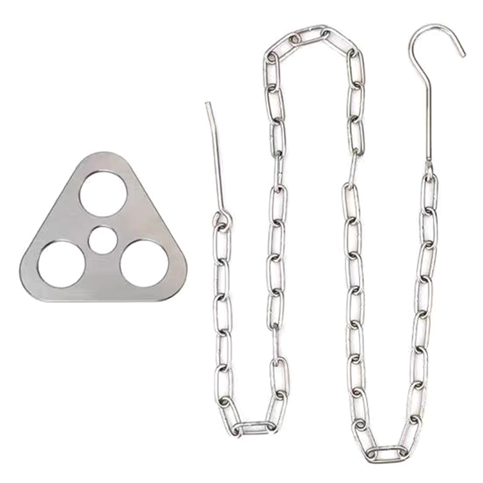 1pc Camping Tripod Iron Materi - Camping Cooking Pot Tripod ulasan dan harga