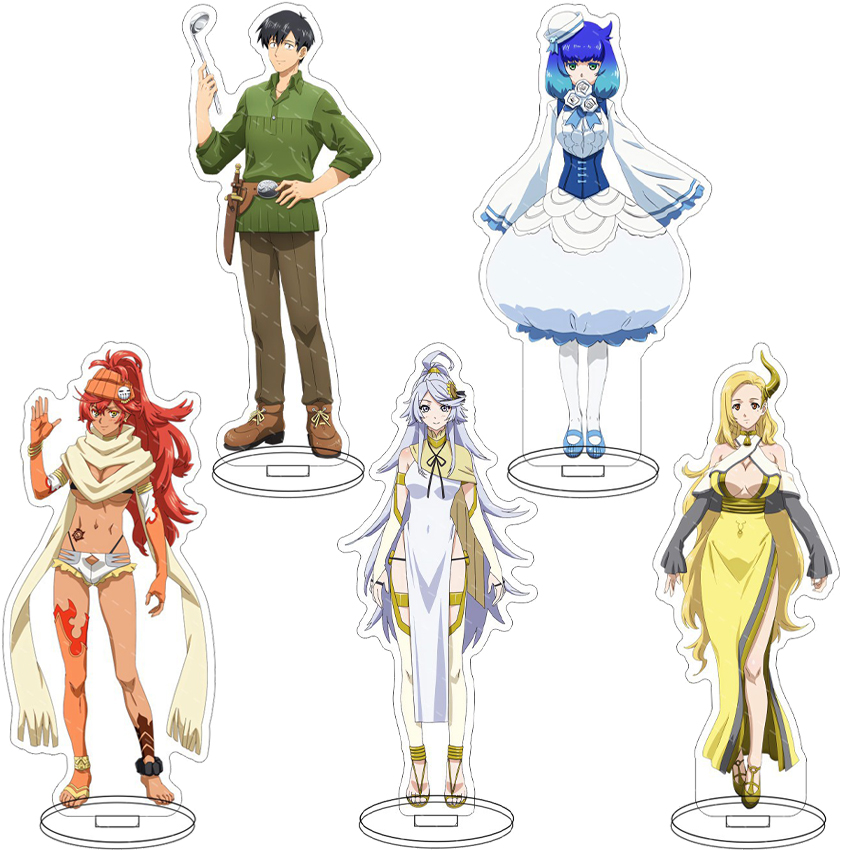16CM Anime Figure Campfire Coo - Campfire Cooking With My Absurd Skill ulasan dan harga