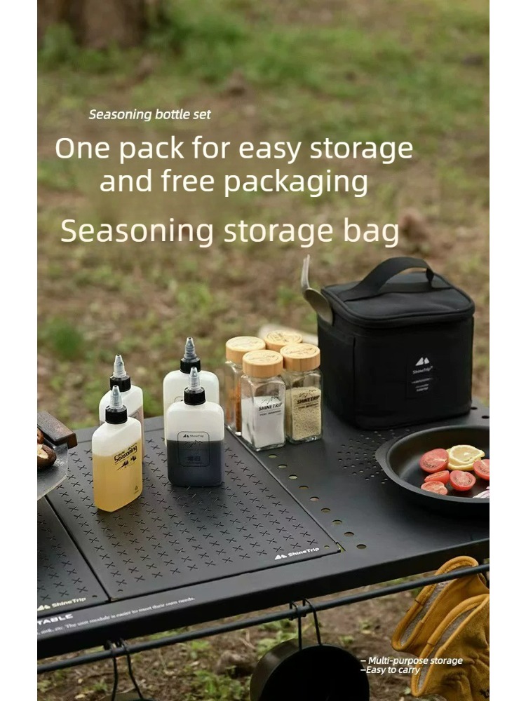 Seasoning Bottle Set Portable  - Camping Cooking Set With Bag ulasan dan harga