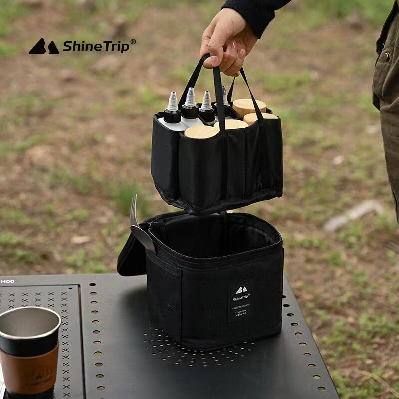 Seasoning Bottle Set Portable  - Camping Cooking Set With Bag ulasan dan harga