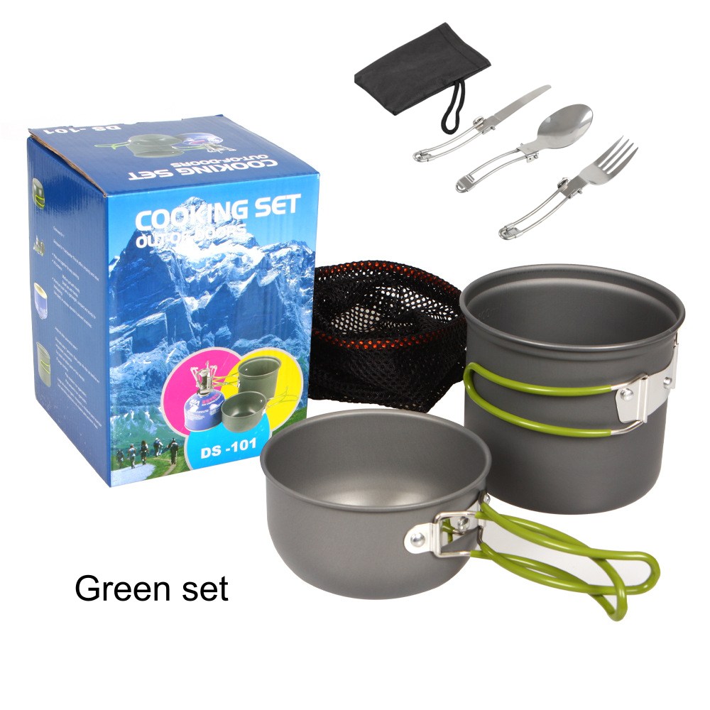 Camping Cookware Mess Kit Back - Camping Cooking Mess Kit ulasan dan harga