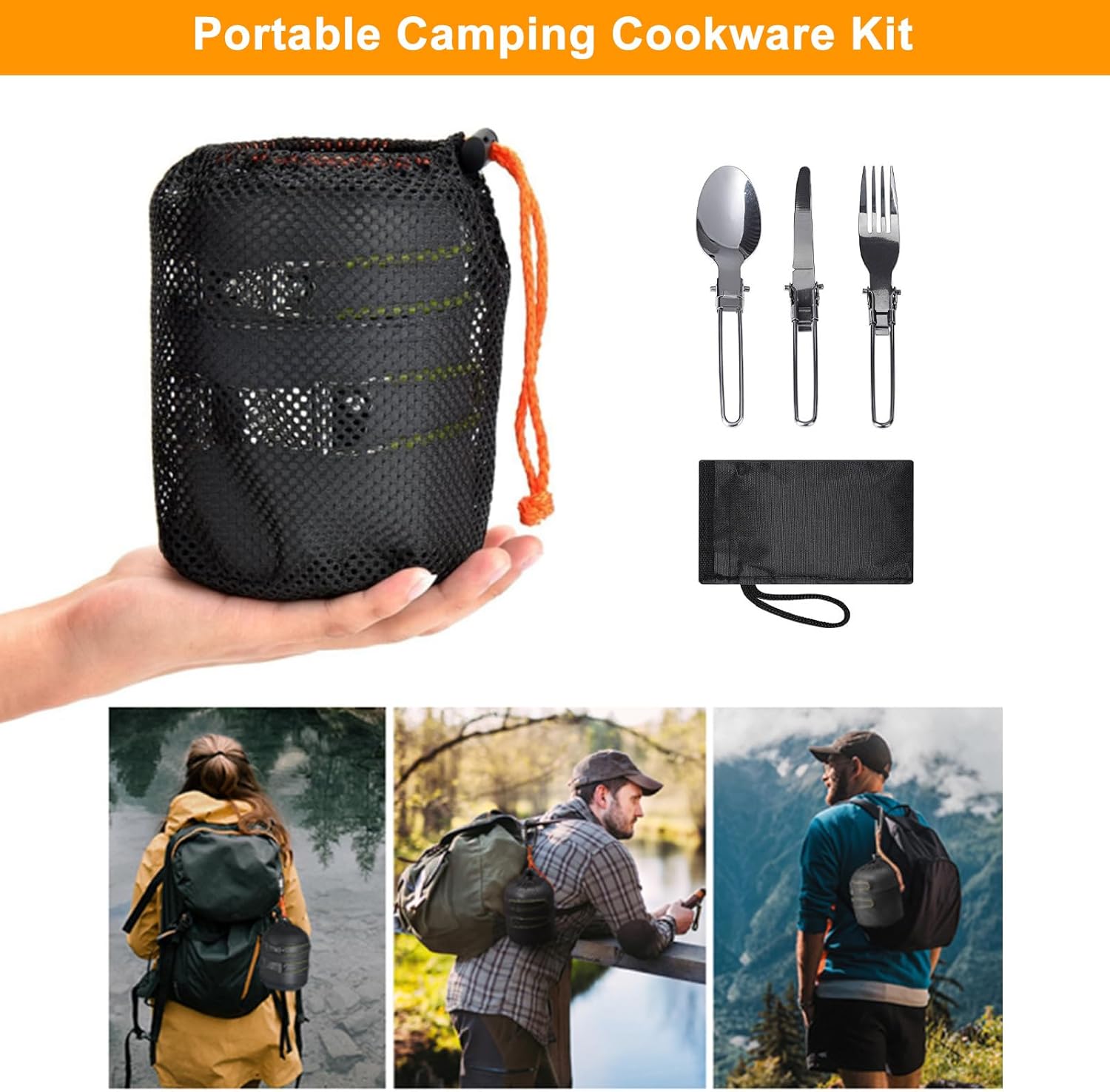 Camping Cookware Mess Kit Back - Camping Cooking Mess Kit ulasan dan harga