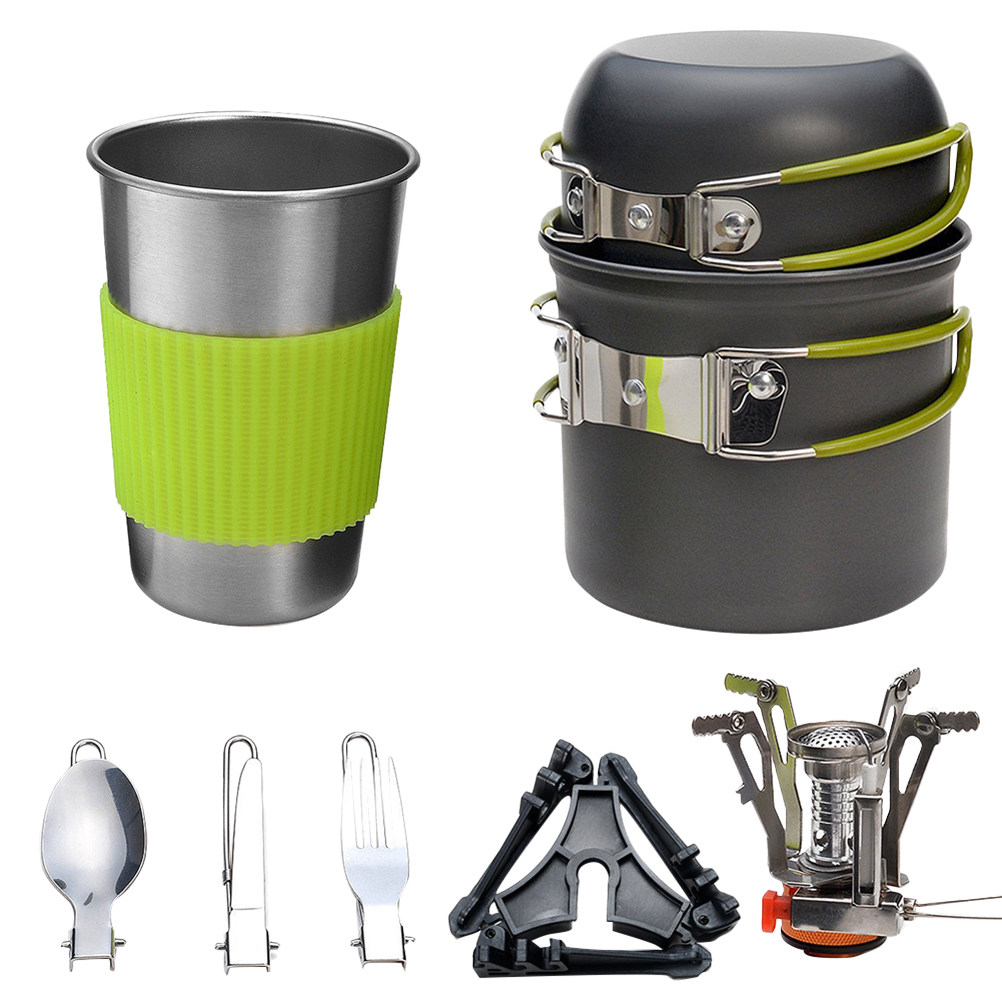Outdoor Camping Cookware Set L - Camping Cooking Sets ulasan dan harga