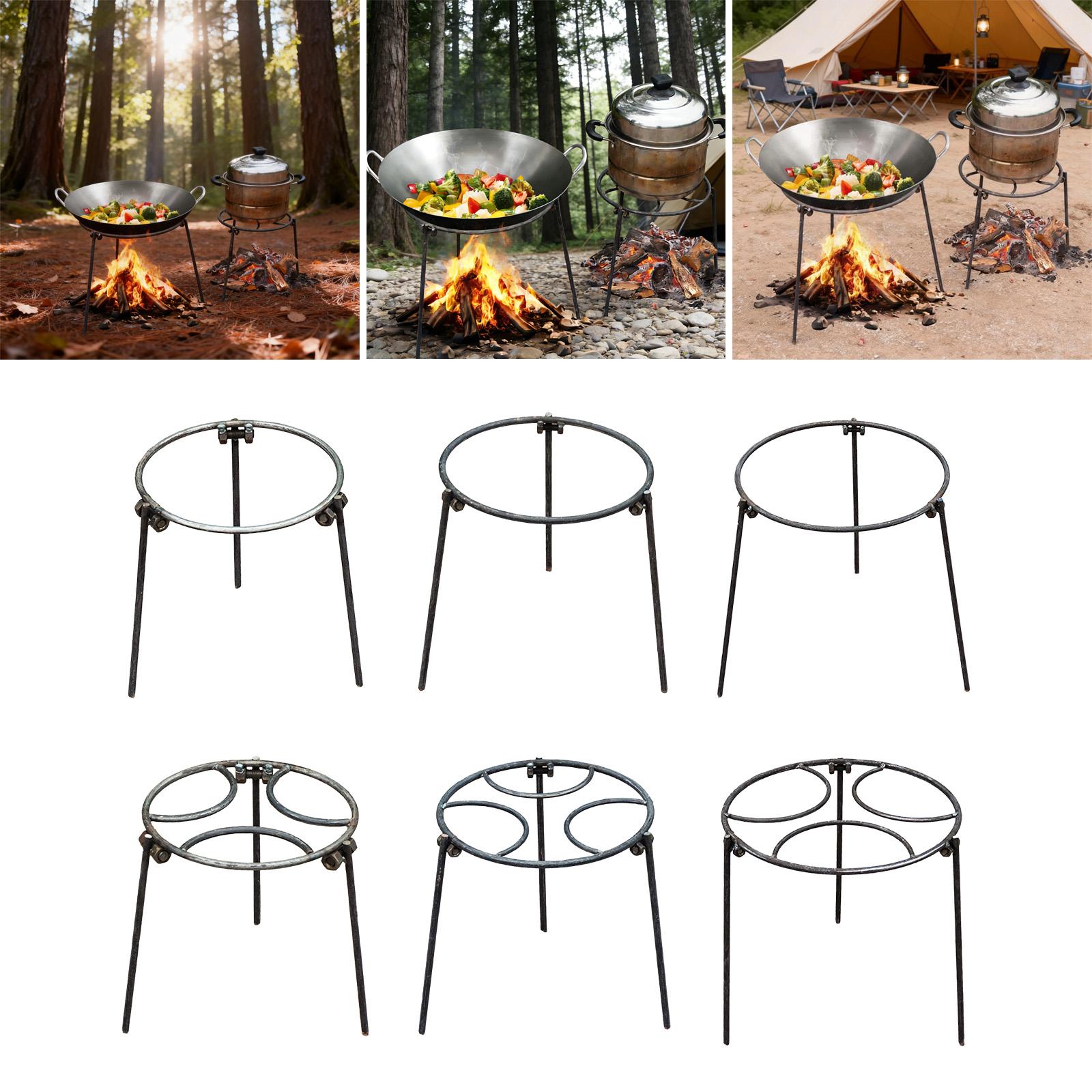 Outdoor Campfire Tripod Foldin - Camping Cooking Pot Tripod ulasan dan harga