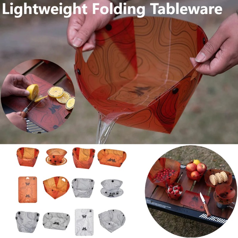 Foldable Camping Tableware Por - Camping Cooking Pack ulasan dan harga