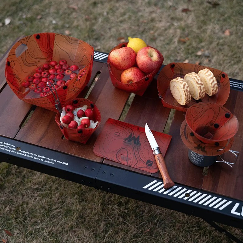 Foldable Camping Tableware Por - Camping Cooking Pack ulasan dan harga